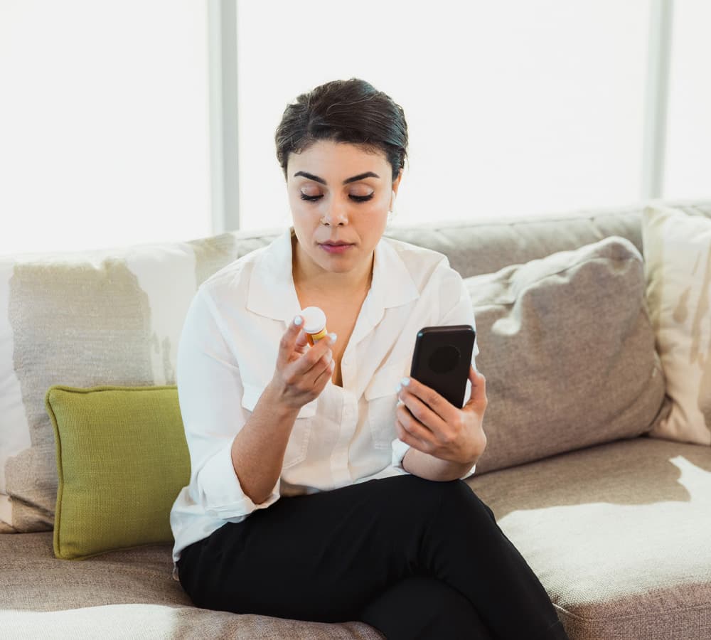 Hazel Park pharmacist answering a question.